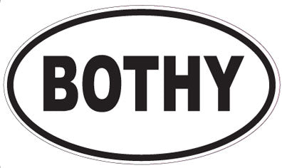BOTHY - Oval Sticker