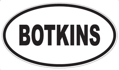 BOTKINS - Oval Magnet