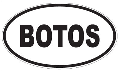 BOTOS - Oval Magnet