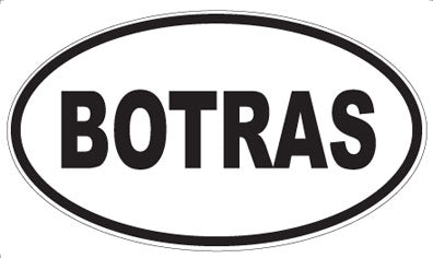 BOTRAS - Oval Magnet