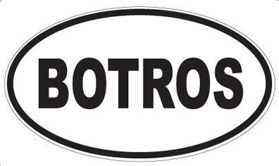 BOTROS - Oval Magnet
