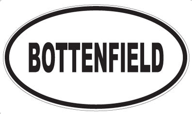 BOTTENFIELD - Oval Magnet
