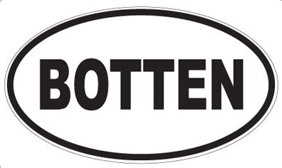 BOTTEN - Oval Magnet