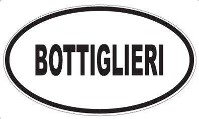 BOTTIGLIERI - Oval Magnet