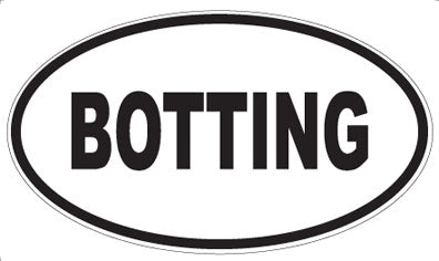 BOTTING - Oval Magnet