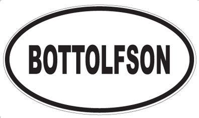 BOTTOLFSON - Oval Magnet