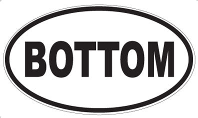 BOTTOM - Oval Magnet