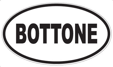 BOTTONE - Oval Magnet