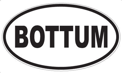 BOTTUM - Oval Magnet