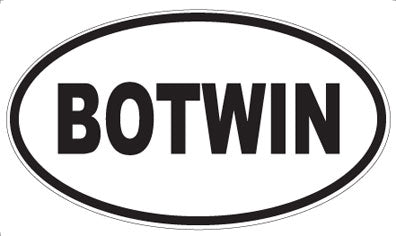 BOTWIN - Oval Magnet