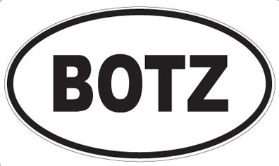 BOTZ - Oval Magnet