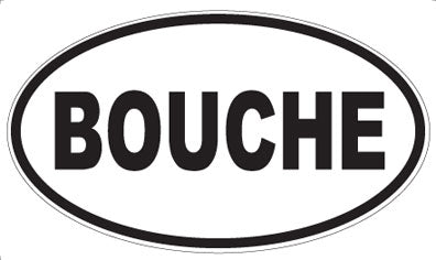 BOUCHE - Oval Magnet