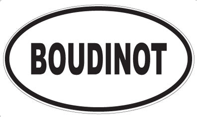 BOUDINOT - Oval Magnet