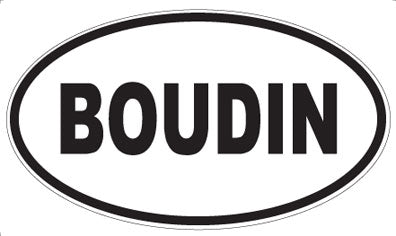 BOUDIN - Oval Magnet