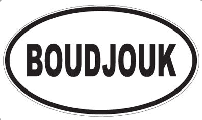 BOUDJOUK - Oval Magnet