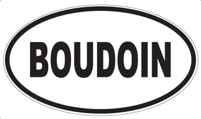 BOUDOIN - Oval Magnet