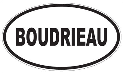 BOUDRIEAU - Oval Magnet