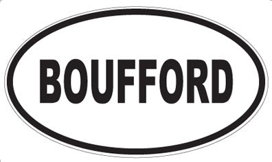 BOUFFORD - Oval Magnet
