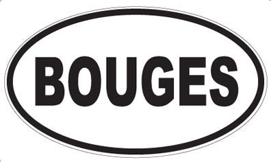 BOUGES - Oval Magnet