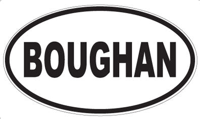 BOUGHAN - Oval Magnet