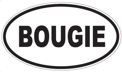 BOUGIE - Oval Sticker