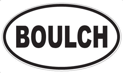 BOULCH - Oval Magnet