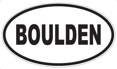BOULDEN - Oval Magnet