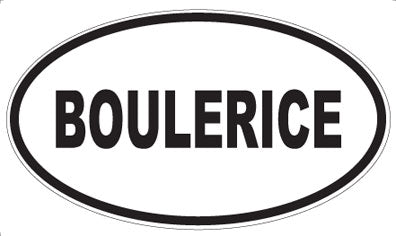 BOULERICE - Oval Magnet