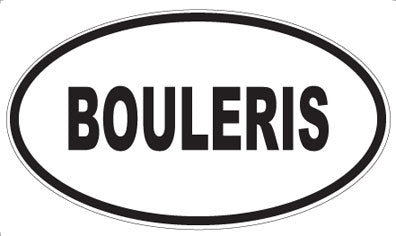 BOULERIS - Oval Magnet