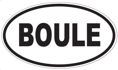 BOULE - Oval Magnet