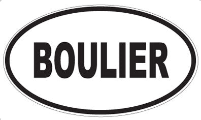BOULIER - Oval Magnet