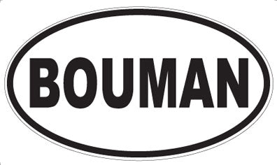 BOUMAN - Oval Magnet