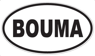 BOUMA - Oval Magnet