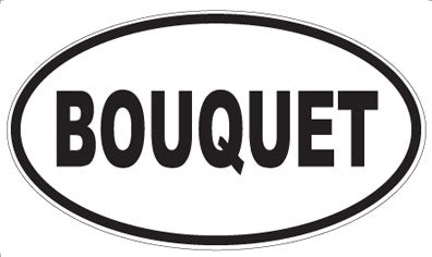 BOUQUET - Oval Magnet