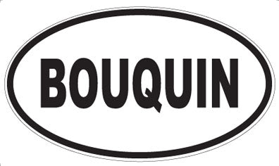 BOUQUIN - Oval Magnet