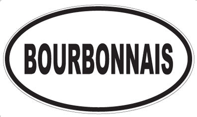 BOURBONNAIS - Oval Magnet
