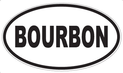 BOURBON - Oval Magnet