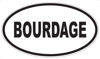 BOURDAGE - Oval Magnet