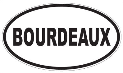 BOURDEAUX - Oval Magnet