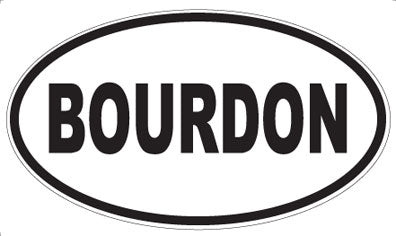 BOURDON - Oval Magnet