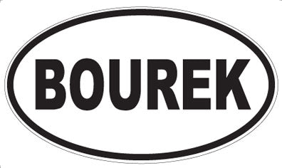 BOUREK - Oval Magnet