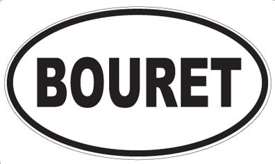 BOURET - Oval Magnet