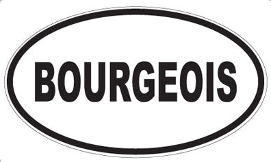 BOURGEOIS - Oval Magnet