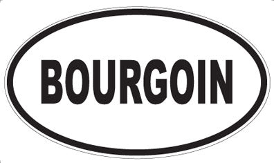 BOURGOIN - Oval Magnet
