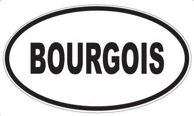 BOURGOIS - Oval Magnet