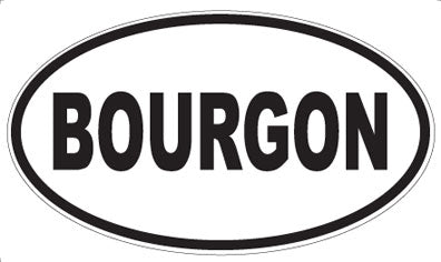BOURGON - Oval Magnet