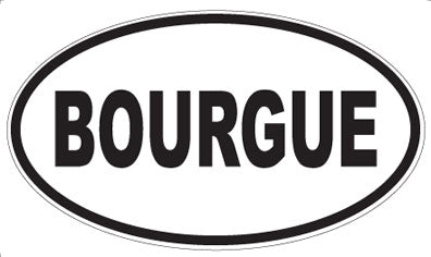 BOURGUE - Oval Magnet