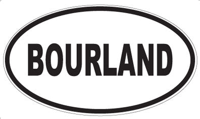 BOURLAND - Oval Magnet