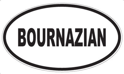 BOURNAZIAN - Oval Magnet