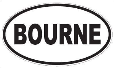 BOURNE - Oval Magnet